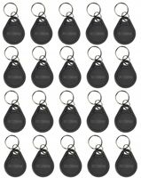 Zestaw 20szt. brelok zbliżeniowy RFID 125kHz szary tag chip czip pastylka