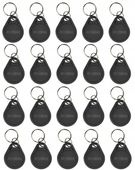 Zestaw 20szt. brelok zbliżeniowy RFID 125kHz szary tag chip czip pastylka