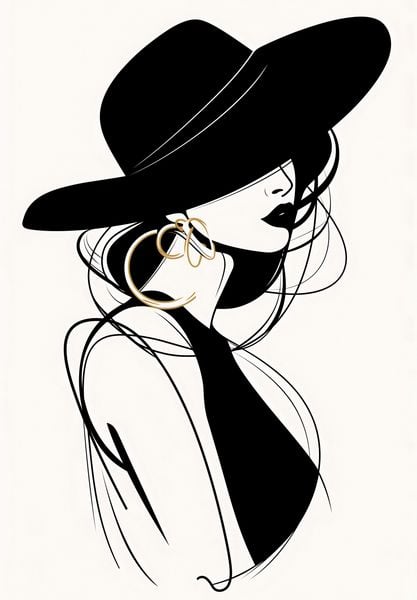 Plakat 68x98cm Uwikłana Elegancja zdjęcie 1