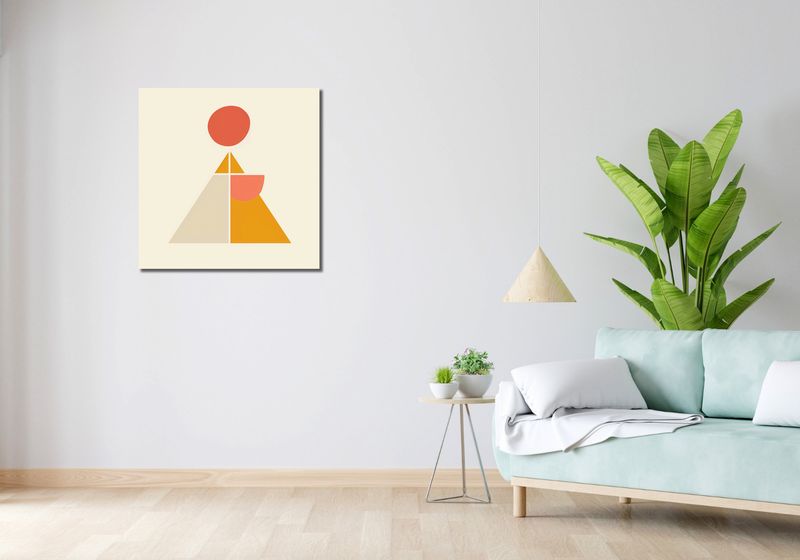 Obraz 70x70cm Piramida Równowagi zdjęcie 2