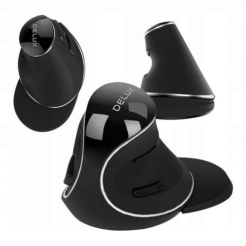 Bezprzewodowa Mysz Pionowa Delux M618pd Ergonomiczna Myszka Bluetooth 2.4g na Arena.pl
