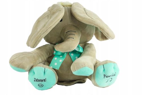 SŁONIK A KUKU INTERAKTYWNY mówi i śpiewa po polsku MADEJ miętowy na Arena.pl