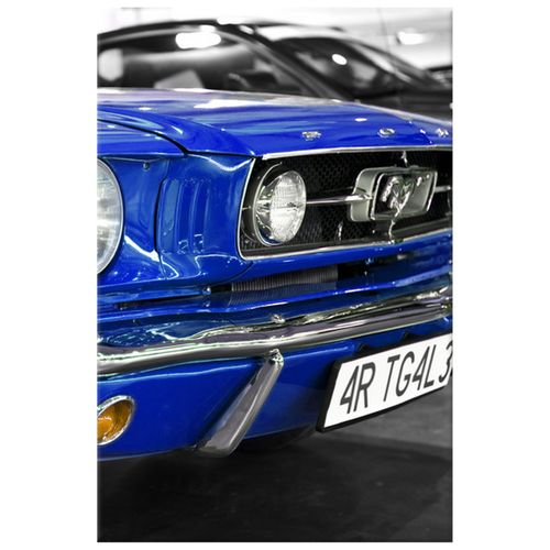 Obraz Drukowany 20X30 Niebieski Mustang na Arena.pl