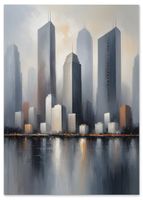 Plakat miasto obraz sklep z obrazami 70x100 cm