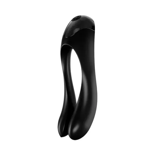 satisfyer candy cane mini - kompaktowy model na palec czarno-pomarańczowy na Arena.pl
