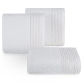 Bawełniany ręcznik Lari 30X50 cm biały ozdobna bordiura