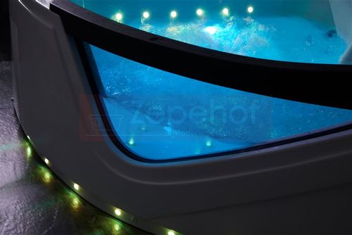 WANNA NAROŻNA Z HYDROMASAŻEM 150x150 MOCNE 2 POMPY GRZAŁKA na Arena.pl