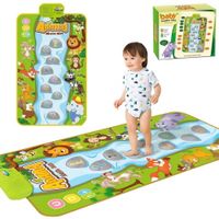 Mata muzyczna dla dzieci dźwiękowa muzyczna taneczna zwierzęta