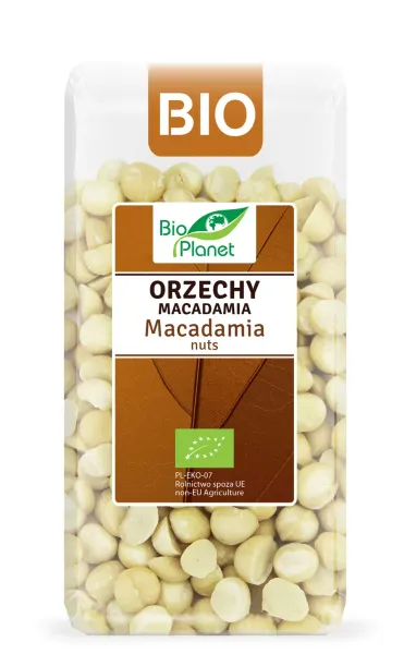 Orzechy Macadamia BIO 350 g - BIO Planet zdjęcie 1