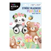zestaw kreatywny stwórz własnego pluszaka kidea