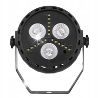 REFLEKTOR EFEKT ŚWIETLNY PAR LED RGB+W STROBOSKOP OŚWIETLENIE DISCO
