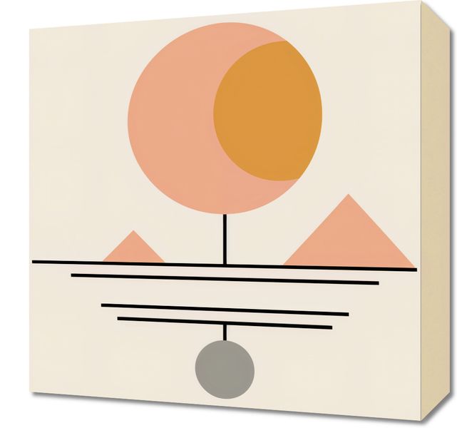 Obraz 40x40cm Geometryczna Utopia zdjęcie 1