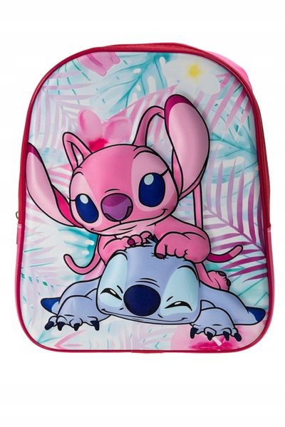 PLECAK 7L SZKOLNY PRZEDSZKOLNY LILO STICH różowy DO przedszkola dla dzieci zdjęcie 5