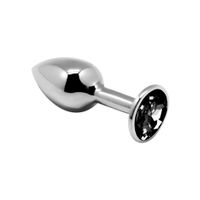 mini metal butt plug m black