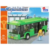 Klocki konstrukcyjne Alleblox City 221el 34x27x6 Bus P