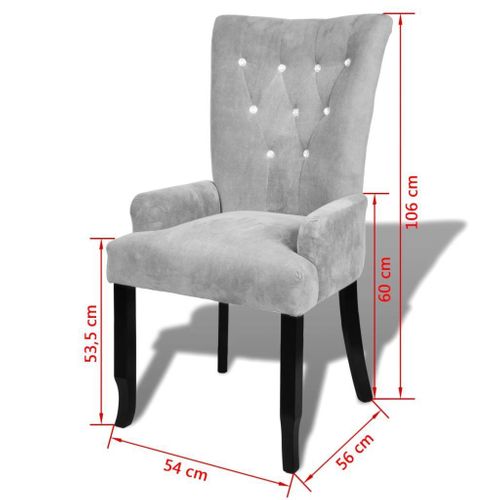 Fotel, Srebrny, Aksamit na Arena.pl