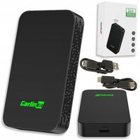 CARPLAY CARLINK 5.0 ADAPTER ANDROID AUTO APPLE BEZPRZEWODOWY MODUŁ CZARNY