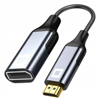 co2 adapter hdmi do displayport 1.4 kabel hdmi - dp fhd 240hz 8k 60hz