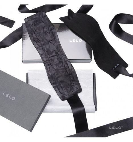 LELO - Etherea Silk Cuffs, czarne na Arena.pl