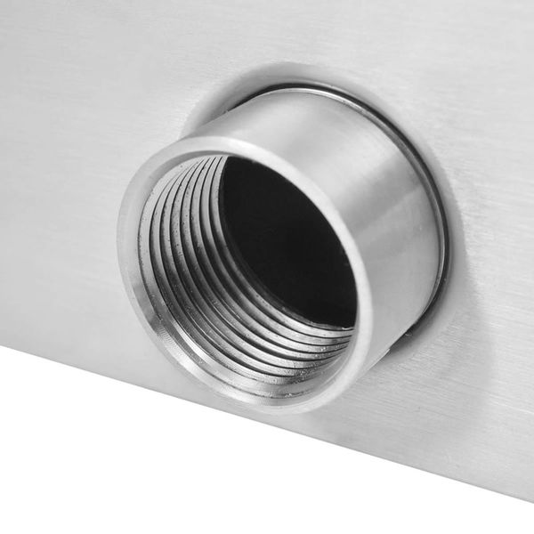 Emaga Fontanna do basenu, stal nierdzewna, 64 x 30 x 52 cm, srebrna zdjęcie 6