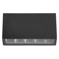 Metalowa lampa sufitowa Forli OWL-2015-4K Italux LED 5W 4000K IP54 czarny
