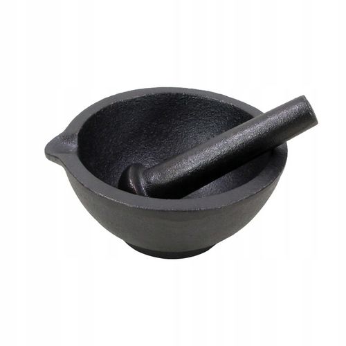 MOŹDZIERZ ŻELIWNY KUCHENNY Z TŁUCZKIEM DO PRZYPRAW ZIÓŁ TŁUCZEK UBIJAK na Arena.pl