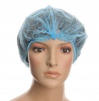 Czepek jednorazowego użytku Clip niebieski 100 szt