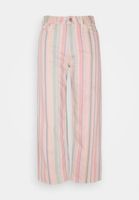 LEE WIDE LEG DAMSKIE SPODNIE MATERIAŁOWE RAINBOW STRIPE L30SSNSK W28 L33