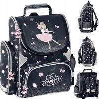 TORNISTER SZKOLNY DLA DZIEWCZYNKI BALET BALETNICA BALLERINA DO 1 KLASY