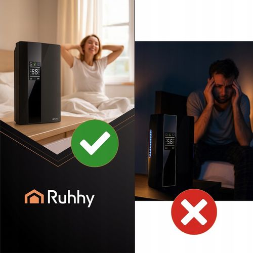 Osuszacz Powietrza Pochłaniacz Wilgoci 24h Mocny Oczyszczacz UV TiO2 na Arena.pl