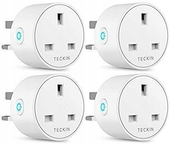 Teckin Smart Plug SP27 4szt Gniazdko WiFi UK Alexa Google