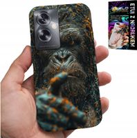 ETUI DO OPPO A79 5G - MAŁPA, MAŁPKA, GORYL, ZWIERZĘTA + FOLIA
