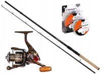 Zestaw SPINNING NA SZCZUPAKA Wędka + Kołowrotek + Żyłka MIKADO
