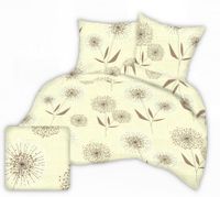 Pościel z kory 160x200 wzór dmuchawce na kremie