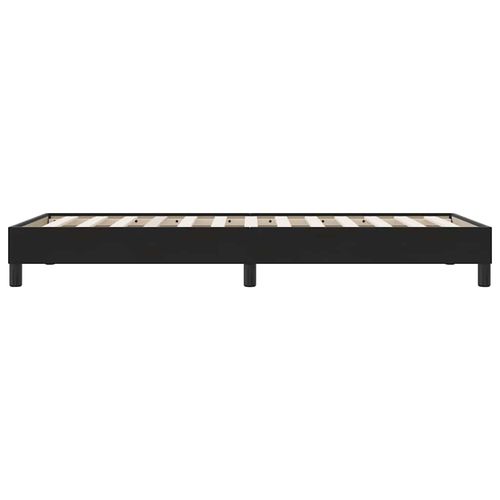 Łóżko Box Spring bez materaca Czarne 90x210 cm Aksamit na Arena.pl