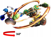 ZDALNIE STEROWANE ROBOTY ROBO KOMBAT TORNADO 2-pak A NA PILOTY