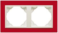 Efapel animato ramka 2-krotna czerwony lodowy 90920 tvg