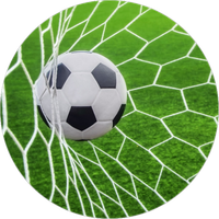 Opłatek na tort Urodziny Piłka Nożna Bramka Gol Klub Boisko Stadion