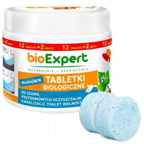 TABLETKI do SZAMBA OCZYSZCZALNI bioExpert TABLETKI biologiczne MUSUJĄ x14 na Arena.pl