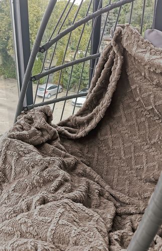 KOC WIKINGA PLED SKANDYNAWSKI GRUBY NARZUTA DWUSTRONNA ARIES 150x200 C. BEŻ na Arena.pl