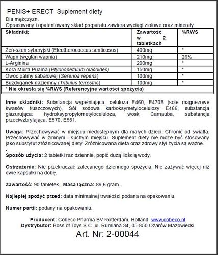 supl.diety penis + erect east efs na Arena.pl