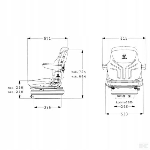 Grammer Siedzenie mechaniczne Maximo Basic na Arena.pl