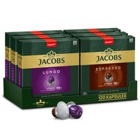 Kawa do Nespresso(r)* Jacobs Espresso i Lungo, 100+20 GRATIS!