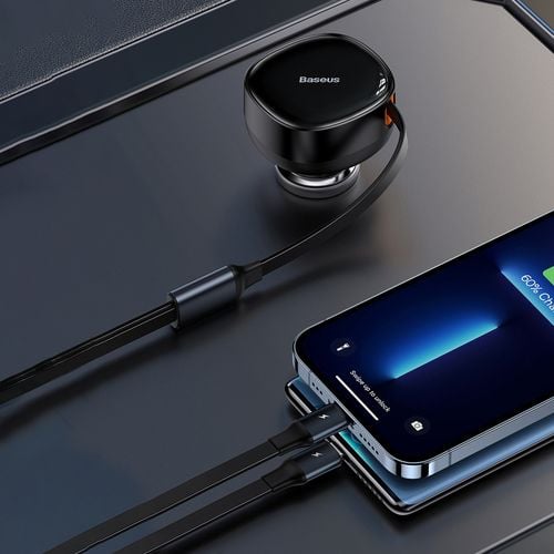 Ładowarka Baseus Enjoyment Samochodowa Usb-C Lightning 30W na Arena.pl
