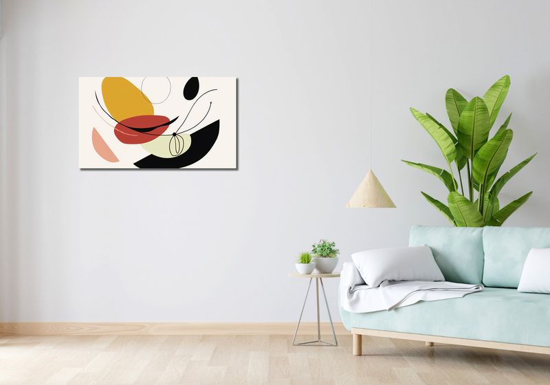 Obraz 90x50cm Geometryczna Krzywizna zdjęcie 2