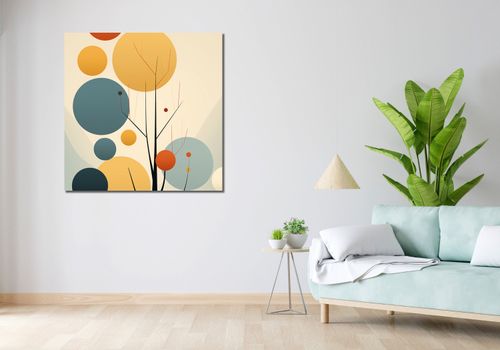 Obraz 100x100cm Harmonia Jesiennych Kolorów na Arena.pl