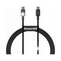 Kabel USB-C do USB-C Baseus Superior Series, 100W, 1m (czarny)