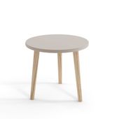 Stolik kawowy okrągły 67 cm na wysokich nogach - Kaszmir