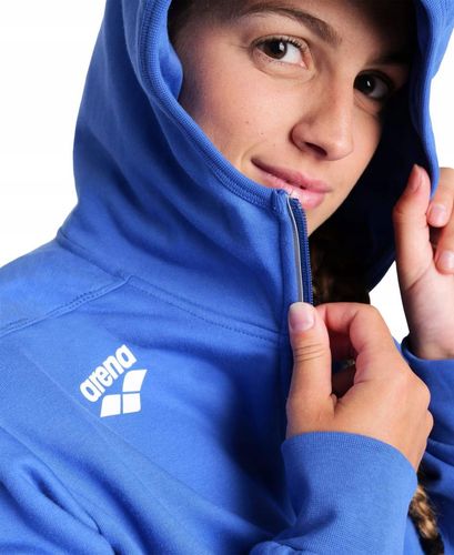 Bluza rozpinana z kapturem Arena Team Hooded Jacket Panel Royal R.XS na Arena.pl