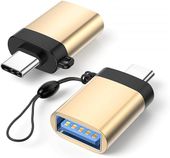 Adapter USB 3.0 na Typ-C OTG szybki transfer danych Złoty